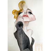 Mi Proyecto del curso: Madonna. Projekt z dziedziny Malowanie akwarelą użytkownika Mónica Ruiz - 24.05.2020