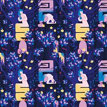 Melusine, a Pattern Project. Een project van Patroonontwerp van baviguier - 24.05.2020
