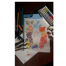 Projeto1. Drawing, Artistic Drawing, and Watercolor Painting project by Maria Clara Barduco Felix - 05.25.2020