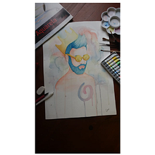 Projeto 4. Drawing, Artistic Drawing, and Watercolor Painting project by Maria Clara Barduco Felix - 05.25.2020
