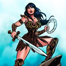 Xena Warrior princess. Un proyecto de Dibujo digital de Al Ramon - 25.05.2020