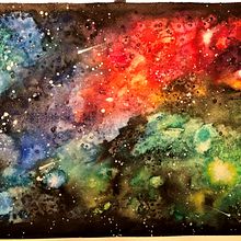 My project in Modern Watercolor Techniques course - Espacio en Acuarela y Tinta. Fine Arts project by Ventura Labbé - 05.25.2020