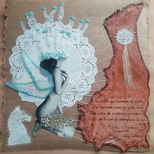 Ecuación Poética - Mi Proyecto del curso: Técnicas de bordado experimental sobre papel Ein Projekt aus dem Bereich Stickerei von Jesucita Carpio Aliaga - 25.05.2020