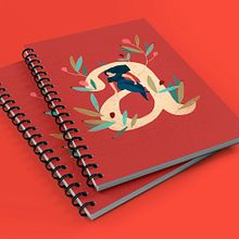 "A" Notebook. Un proyecto de Diseño editorial e Ilustración tradicional de heymoonstudio - 25.05.2020