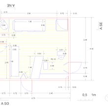 Mi Proyecto del curso: Introducción al dibujo arquitectónico en AutoCAD. Un projet de Architecture de leybercds - 25.05.2020