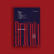 Dracula. Diseño de carteles tipográficos experimentales Ein Projekt aus dem Bereich Collage, T und pografisches Design von Pau Sardiné - 25.05.2020