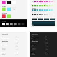 My Style Guide for social video app for iOS. App Development, App Design, Product Design, and UX / UI project by Max - 06.27.2020