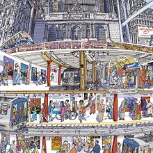 MTA-New York - Poster. Un proyecto de Ilustración arquitectónica, Ilustración tradicional y Diseño de carteles de Carlo Stanga - 25.05.2020