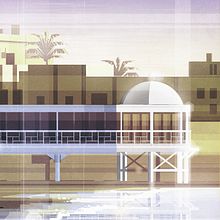 La Caleta ( Cádiz ).. Digital Architecture, Traditional illustration, Architectural Illustration, and Digital Illustration project by Sergio Picazo Ferro - 05.25.2020