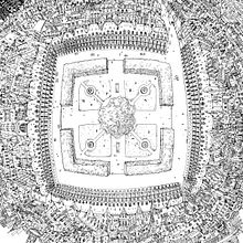 Place des Vosges - Paris. Un projet de Illustration à l'encre de Carlo Stanga - 25.05.2020