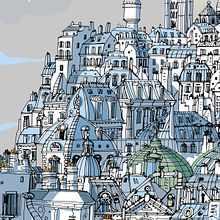 Paris roofs. Un projet de Illustration architecturale et Illustration traditionnelle de Carlo Stanga - 25.05.2020