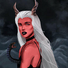 Mi Proyecto del curso: Retratos digitales de fantasía con Photoshop. Traditional illustration project by Joaquín Flores - 05.26.2020