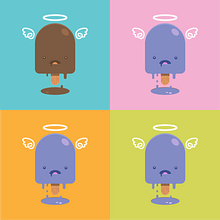 Creamy melting ice-cream (Illustration) Ein Projekt aus dem Bereich Digitale Illustration von Paula Lara - 26.05.2020