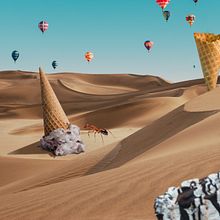 Desierto helado. Creativit project by Maximiliano D'Amelio - 05.26.2020