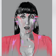 Retrato digital. Un proyecto de Ilustración digital de Pilar Y Atienza - 26.05.2020