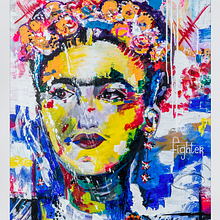 FRIDA KAHLO. Un proyecto de Pintura y Pintura acrílica de Pilar Y Atienza - 26.05.2013