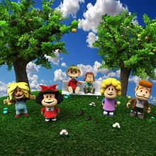 Mafalda 3D. 3D Character Design project by Sergio Graziani - 05.26.2020
