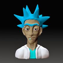 Mi Proyecto del curso: Rick de Rick y Morty. Projekt z dziedziny 3D użytkownika Laia Mestre Sevé - 27.05.2020
