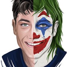 JOKER. Un proyecto de Ilustración digital de INMA MILAN - 26.05.2020