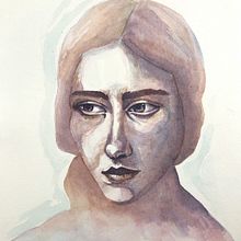 Mi Proyecto del curso: Retrato artístico en acuarela. Traditional illustration project by Florence Saje - 06.01.2020
