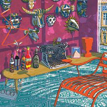 Sky in a room. Un projet de Illustration architecturale, Illustration traditionnelle, Architecture d'intérieur , et Design d'intérieur de Carlo Stanga - 26.05.2020