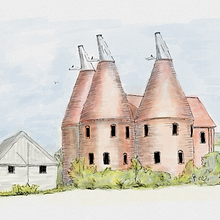 Pippins Farm Oasts. Projekt z dziedziny  R i sunek architektoniczn użytkownika Carolyn Newham - 27.05.2020