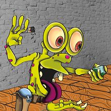 Bump in the Night. Un proyecto de Dibujo digital, Diseño de personajes e Ilustración tradicional de Elias P. dlH - 14.02.2020