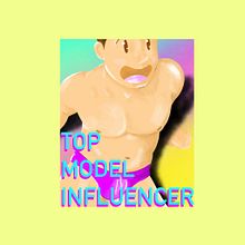 Top model influencer. Traditional illustration project by Christian Crystal - 06.02.2020