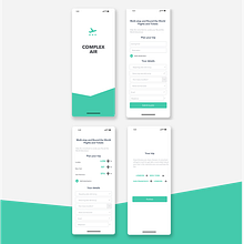 Complex Air Planner App. Un proyecto de UX / UI de Inaki R. Lajas - 27.05.2020