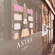 ASTRA Cosmetics . Projekt z dziedziny Br, ing i ident, fikacja wizualna, Projektowanie logot i pów użytkownika Yahia El-Tayeb - 14.05.2020