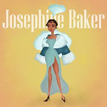 Josephine Baker. Creativit, Character Design, and Traditional illustration project by kpoveda93 - 05.27.2020