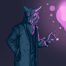 The Detective Werewolf . Digital Illustration, and Digital Painting project by Thales P. Bernardi - 05.27.2020