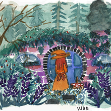 Mi Proyecto del curso: Ilustración en acuarela con influencia japonesa. Watercolor Painting project by Valeria Jon Elizondo - 05.28.2020