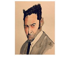 My project in Caricature in Watercolour course. Artistic Drawing project by Joe Azzato - 05.28.2020