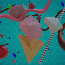 Arte Crypto. Een project van 3D, 3D-animatie, Digitale architectuur,  Concept art,  Ontwerp,  3D-ontwerp, Digitaal ontwerp, Social media-ontwerp,  3D-modellering y Motion Graphics van Cesar Heiberg Ramírez Sieber - 14.04.2019