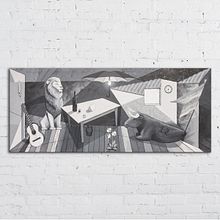 Mí Gernica y Luno. Een project van  Beeldende kunst,  Artistieke tekening, Schilderij,  Acr y lschilderij van David Miguélez López - 28.05.2020