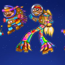 Illustrated Characters Factory. Un progetto di Character design e Illustrazione tradizionale di andreskdr - 28.05.2020