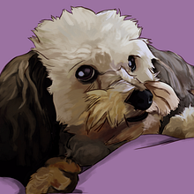 Pets. Desenho de retrato, e Desenho digital projeto de Bio Beck - 28.05.2020