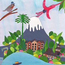 Mi Proyecto del curso: Villarrica en colores. Colagem, Ilustração tradicional, Papercraft, Ilustração infantil, Criatividade para crianças, e Narrativa projeto de Dani Hurtado - 26.05.2020