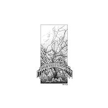 Puente. Un proyecto de Ilustración tradicional, Ilustración con tinta e Ilustración digital de Román Cholbi - 28.02.2019
