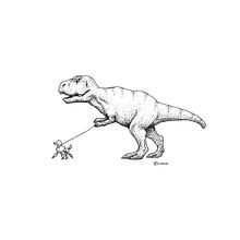 Prejuicios Jurásicos. Un proyecto de Ilustración tradicional, Ilustración con tinta e Ilustración digital de Román Cholbi - 13.05.2019