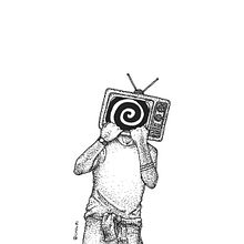 Confinamiento Televisivo.. Un proyecto de Dibujo, Dibujo a lápiz, Dibujo artístico, Dibujo realista, Ilustración tradicional, Ilustración con tinta e Ilustración digital de Román Cholbi - 10.04.2020