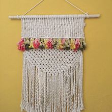 Mi Proyecto del curso: Introducción al macramé: creación de un tapiz decorativo Ein Projekt aus dem Bereich Makramee von carodmoss - 29.05.2020
