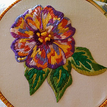 Mi Proyecto del curso: Diseño de moda: pintura y bordado sobre prendas. Embroider project by Maryna Barcelona - 06.07.2020