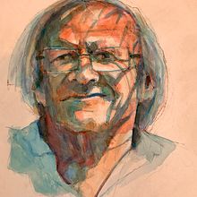 watercolour portrait. Projekt z dziedziny Malowanie akwarelą użytkownika mattheweastmond - 29.05.2020