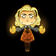 FanArt Sabrina Chibi Ein Projekt aus dem Bereich Digitale Zeichnung, Traditionelle Illustration, Digitale Illustration und Digitale Malerei von Diego Daza Salinas - 29.05.2020