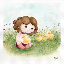 Mi Proyecto del curso: Ilustración en acuarela con influencia japonesa. Projekt z dziedziny Trad, c, jna ilustracja i Malowanie akwarelą użytkownika Claudia Lasso - 27.04.2020