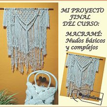 Mi Proyecto del curso: Macramé: nudos básicos y complejos . Macramé project by GABRIELA BALLARINO - 05.30.2020