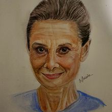 Mi Proyecto del curso: retrato de portada. Un proyecto de Dibujo de Retrato de Audry Briceño - 30.05.2020