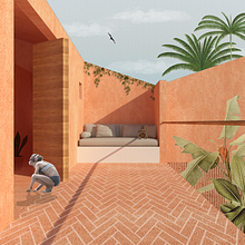 Mi Proyecto del curso: Representación gráfica de proyectos arquitectónicos. 3D, Architecture, Digital Architecture, Collage, and Graphic Design project by Alexandra Dueñas - 05.30.2020